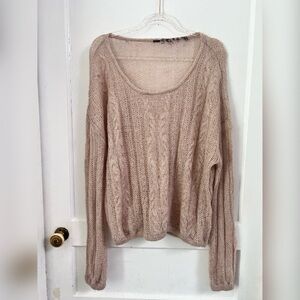 Free People Angel Soft
Pullover Alpaca Sweater Size M $128